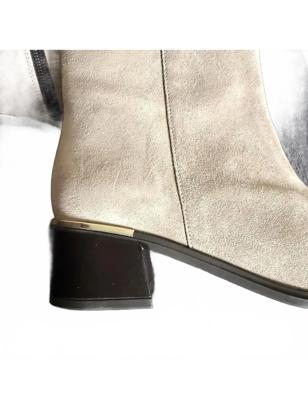 Boots Women’s Beige Suede Ankle Boots Made In Italy 7.5 Womens